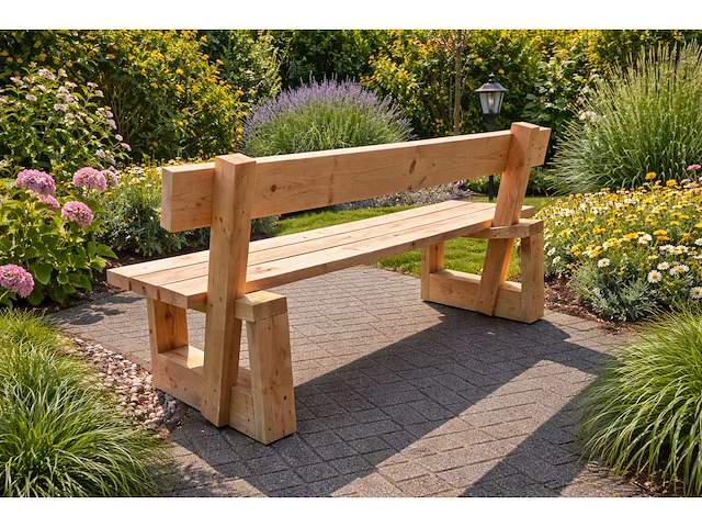 Douglas vrijstaande tuinbank - 300x70x83 cm - afbeelding 2 van  2