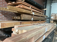 Douglas vuren paal - 390x14x14 cm (4x) - afbeelding 1 van  3
