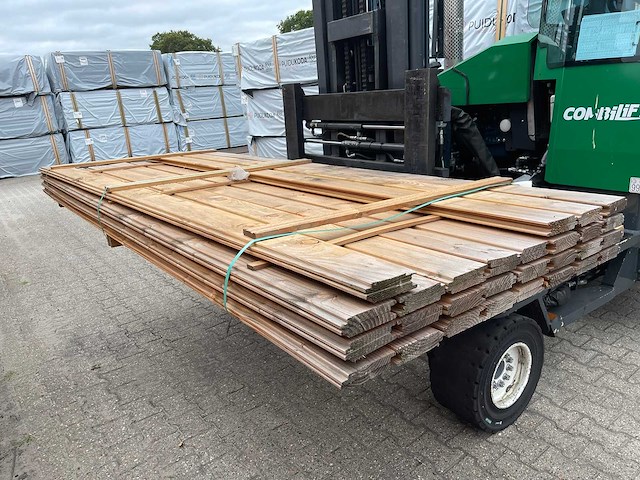 Douglas wisselsponning/halfhoutsrabat 3000x130x18mm (56x) - afbeelding 2 van  3