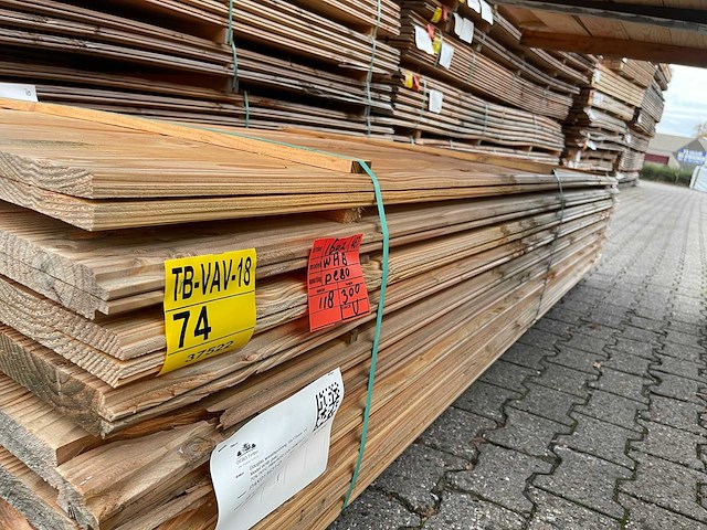 Douglas wisselsponning/halfhoutsrabat 3000x190x18mm (118x) - afbeelding 2 van  3