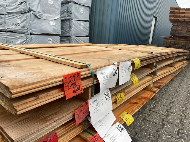 Douglas wisselsponning/halfhoutsrabat 4000-5000x190x18mm (22x) - afbeelding 2 van  3