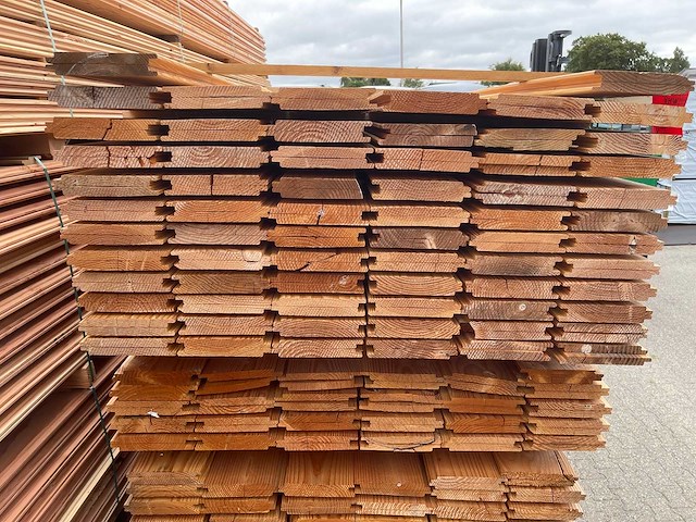 Douglas wisselsponning/halfhoutsrabat 4000x190x18mm (136x) - afbeelding 3 van  3