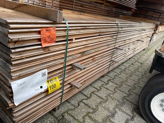 Douglas wisselsponning/halfhoutsrabat 4000x190x18mm (160x) - afbeelding 2 van  3