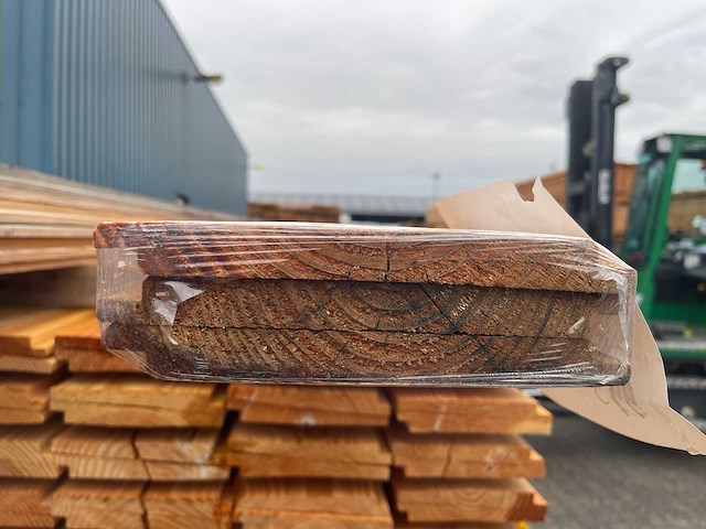 Douglas wisselsponning/halfhoutsrabat 4000x190x18mm (3x) - afbeelding 3 van  3