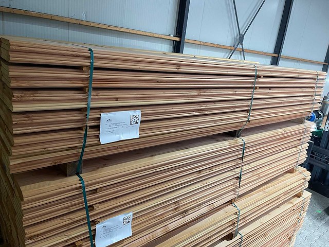 Douglas wisselsponning/halfhoutsrabat 5000x190x18mm (144x) - afbeelding 2 van  4