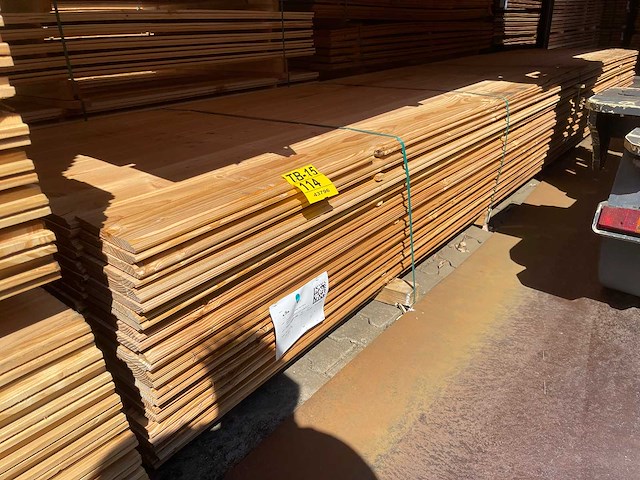 Douglas wisselsponning/halfhoutsrabat 5000x190x18mm (144x) - afbeelding 2 van  3