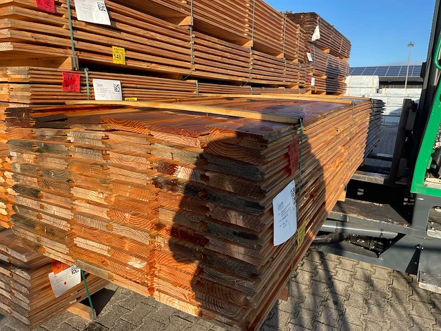 Douglas wisselsponning/halfhoutsrabat 5000x190x18mm (148x) - afbeelding 3 van  3