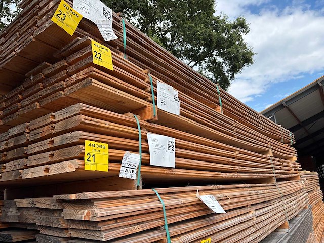 Douglas wisselsponning/halfhoutsrabat 5000x190x18mm (60x) - afbeelding 2 van  2