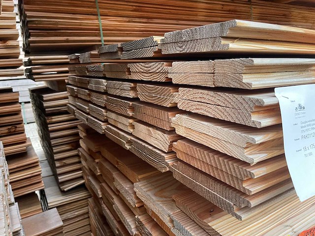 Douglas wisselsponning/halfhoutsrabat 5000x190x18mm (70x) - afbeelding 3 van  3