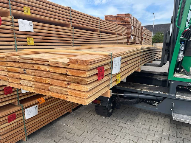 Douglas wisselsponning/halfhoutsrabat 5000x190x18mm (76x) - afbeelding 2 van  3