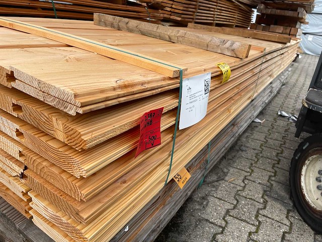 Douglas wisselsponning/halfhoutsrabat 5000x190x18mm (84x) - afbeelding 2 van  3