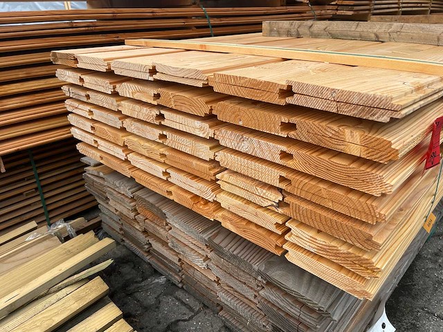Douglas wisselsponning/halfhoutsrabat 5000x190x18mm (84x) - afbeelding 3 van  3