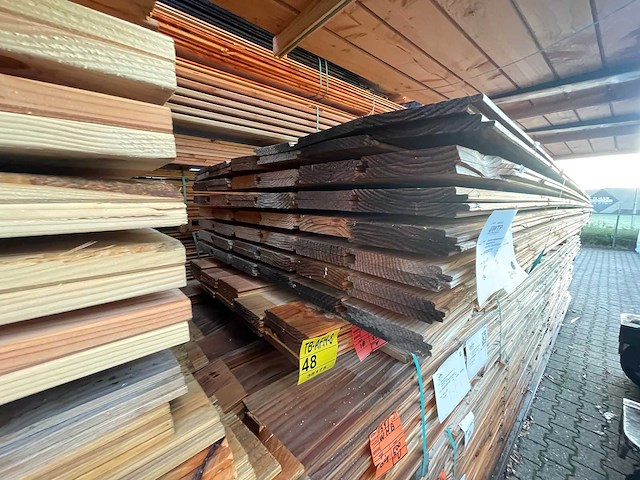 Douglas wisselsponning/halfhoutsrabat 5000x190x18mm (84x) - afbeelding 3 van  3