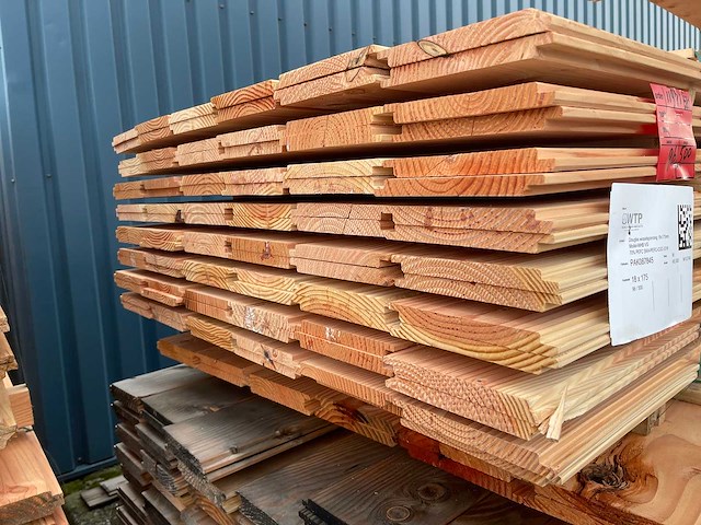 Douglas wisselsponning/halfhoutsrabat 5000x190x18mm (96x) - afbeelding 3 van  3