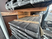 Douglas wisselsponning/halfhoutsrabat zwart gecoat 4000x190x18mm (50x) - afbeelding 1 van  3