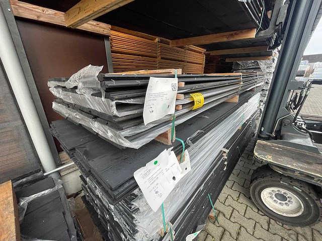 Douglas wisselsponning/halfhoutsrabat zwart gecoat 4000x190x18mm (50x) - afbeelding 2 van  3