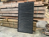 Douglas zwart gespoten shutterscherm 120x225 cm - afbeelding 1 van  12