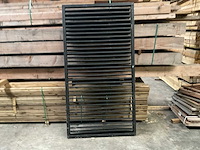 Douglas zwart gespoten shutterscherm 120x225 cm - afbeelding 4 van  11