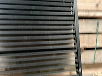 Douglas zwart gespoten shutterscherm 120x225 cm - afbeelding 8 van  11