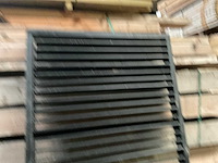 Douglas zwart gespoten shutterscherm 120x225 cm - afbeelding 12 van  12