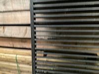 Douglas zwart gespoten shutterscherm 120x225 cm - afbeelding 10 van  10