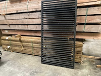 Douglas zwart gespoten shutterscherm 120x225 cm - afbeelding 5 van  12