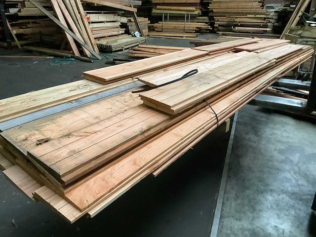 Douglas zweeds rabat - 370x19,5x2,5-1,1 cm (26x) - afbeelding 7 van  7