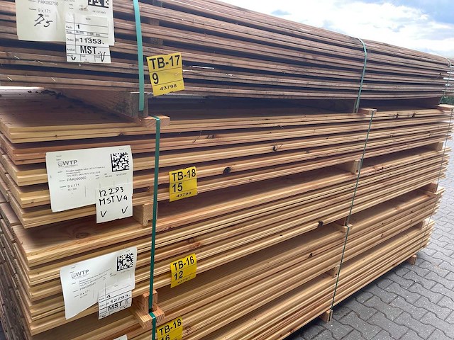 Douglas zweeds rabat 3000x190x21mm (60x) - afbeelding 4 van  4