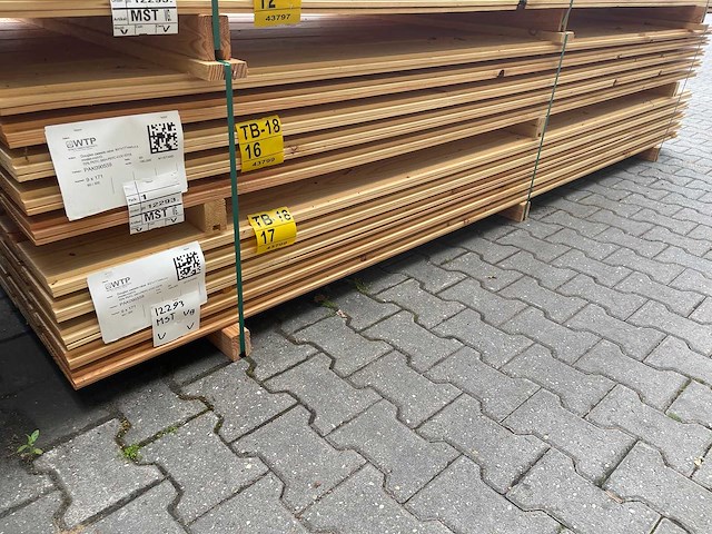 Douglas zweeds rabat 3000x190x21mm (60x) - afbeelding 4 van  4