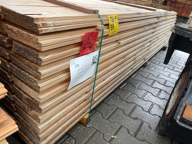 Douglas zweeds rabat 3000x190x26mm (142x) - afbeelding 2 van  3