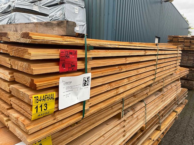 Douglas zweeds rabat 3000x190x26mm (96x) - afbeelding 2 van  3