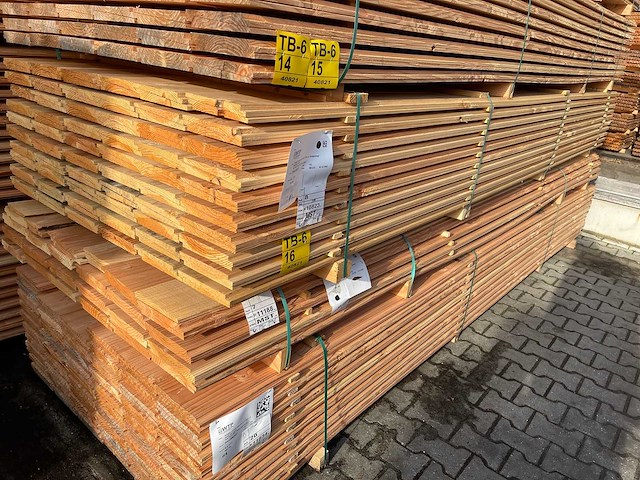 Douglas zweeds rabat 4000x190x21mm (120x) - afbeelding 4 van  4