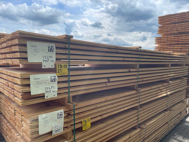 Douglas zweeds rabat 4000x190x21mm (120x) - afbeelding 4 van  4