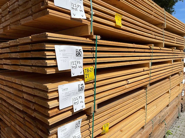 Douglas zweeds rabat 4000x190x21mm (120x) - afbeelding 4 van  4