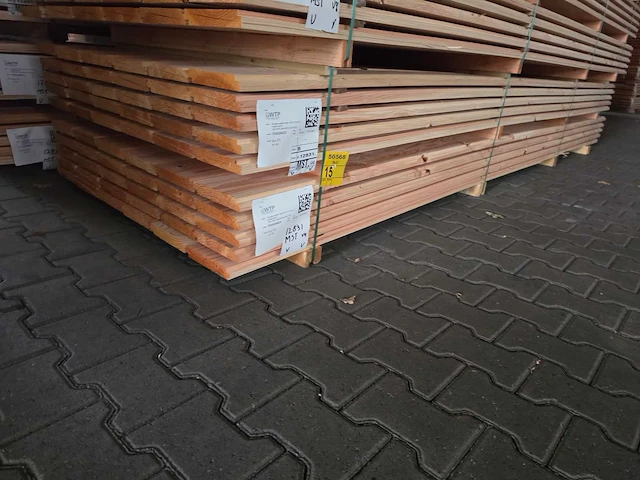 Douglas zweeds rabat 4000x190x21mm (120x) - afbeelding 4 van  4