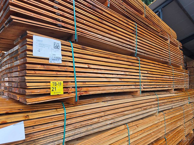 Douglas zweeds rabat 4000x190x21mm (126x) - afbeelding 4 van  4