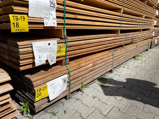 Douglas zweeds rabat 4000x190x21mm (57x) - afbeelding 4 van  4