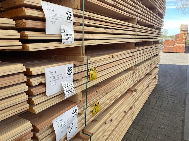 Douglas zweeds rabat 4000x190x21mm (60x) - afbeelding 4 van  4
