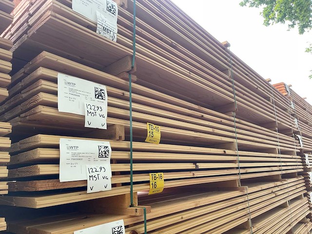 Douglas zweeds rabat 4000x190x21mm (60x) - afbeelding 4 van  4
