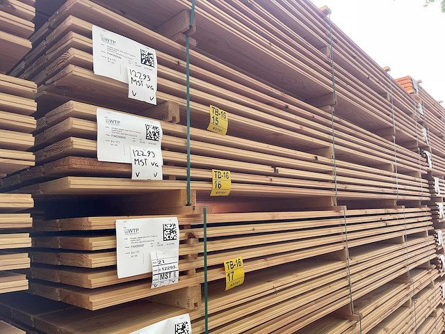 Douglas zweeds rabat 4000x190x21mm (60x) - afbeelding 4 van  4