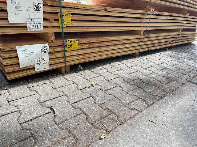 Douglas zweeds rabat 4000x190x21mm (60x) - afbeelding 4 van  4