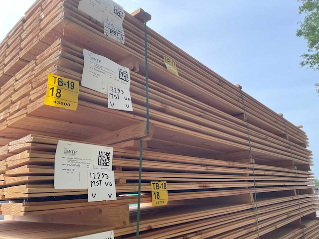Douglas zweeds rabat 4000x190x21mm (60x) - afbeelding 4 van  4