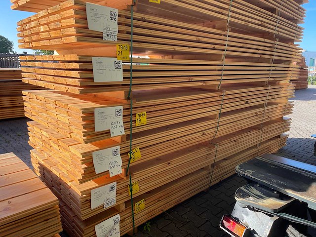 Douglas zweeds rabat 4000x190x21mm (60x) - afbeelding 4 van  4