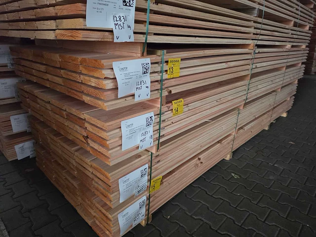 Douglas zweeds rabat 4000x190x21mm (60x) - afbeelding 4 van  4