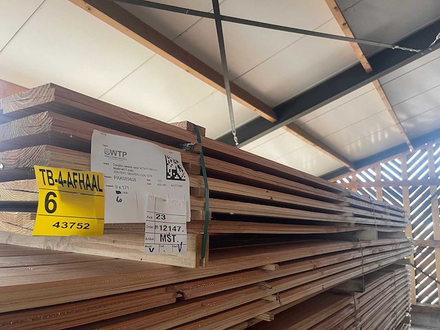 Douglas zweeds rabat 4000x190x21mm (60x) - afbeelding 4 van  4