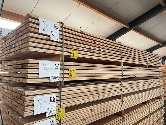 Douglas zweeds rabat 4000x190x21mm (60x) - afbeelding 4 van  4