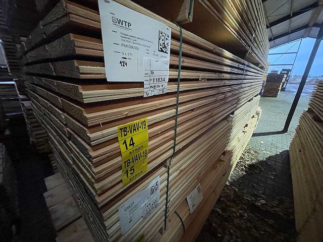 Douglas zweeds rabat 4000x190x21mm (62x) - afbeelding 4 van  4