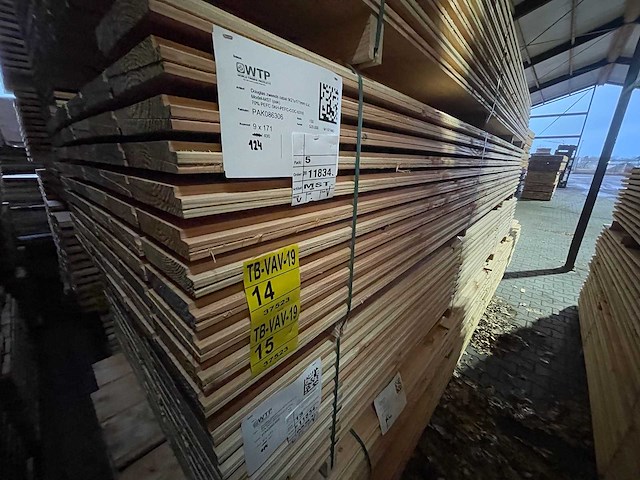 Douglas zweeds rabat 4000x190x21mm (62x) - afbeelding 4 van  4