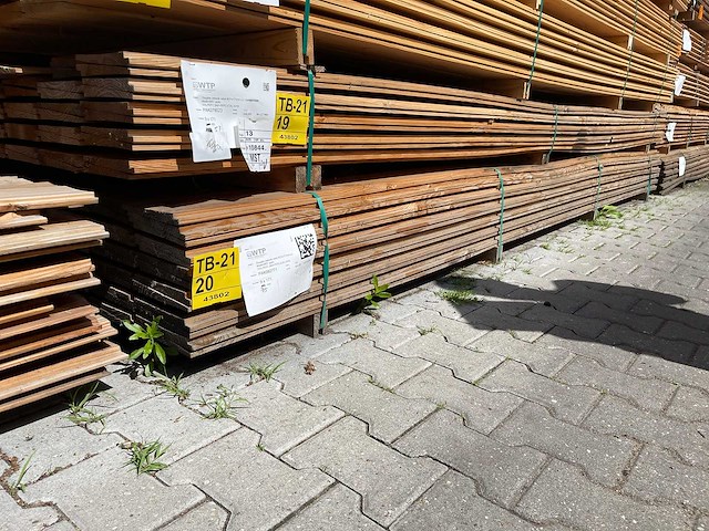 Douglas zweeds rabat 4000x190x21mm (75x) - afbeelding 4 van  4