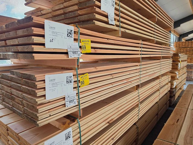 Douglas zweeds rabat 4000x190x21mm (80x) - afbeelding 4 van  4